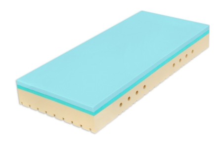 SUPER FOX BLUE Classic 24 cm - antibakteriální matrace s hybridní a HR pěnou – AKCE „Férové ceny“ 180 x 200 cm