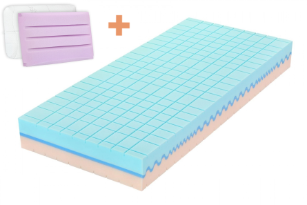 GUARD MEDICAL - matrace pro bolavé záda a klouby - AKCE s polštářem Antibacterial Gel jako DÁREK 90 x 210 cm