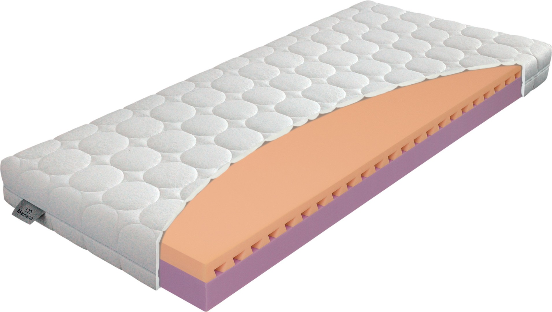 Materasso JUNIOR relax 16 cm - matrace pro zdravý spánek dětí 120 x 220 cm, snímatelný potah