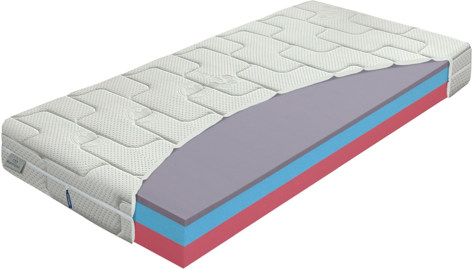 Materasso AIRGEL comfort - oboustranná ekonomická matrace v akci 1+1 80 x 200 cm 2 ks, snímatelný potah