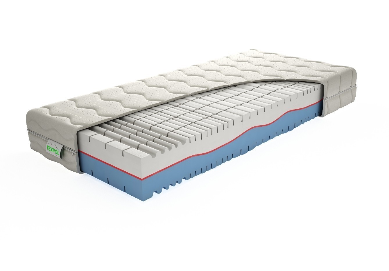 TEXPOL Luxusní matrace EXCELENT - oboustranní ortopedická matrace s Aloe Vera Silver potahem, snímatelný potah
