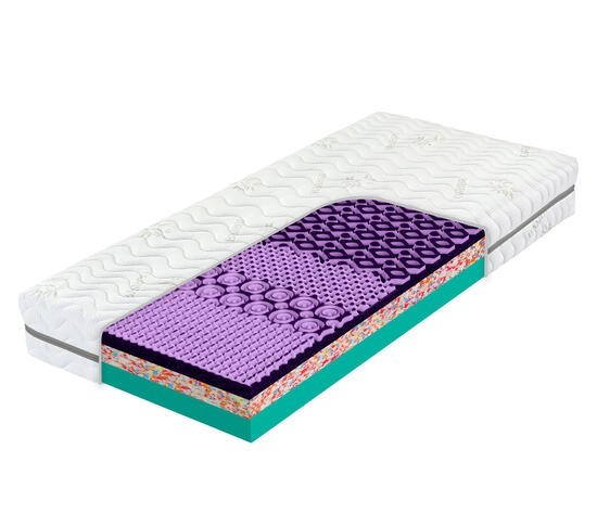 Tropico ATLAS ASTANA 3D FLEX - tuhá matrace z pružných pěn AKCE „Pohodové matrace“ 80 x 195 cm, snímatelný potah
