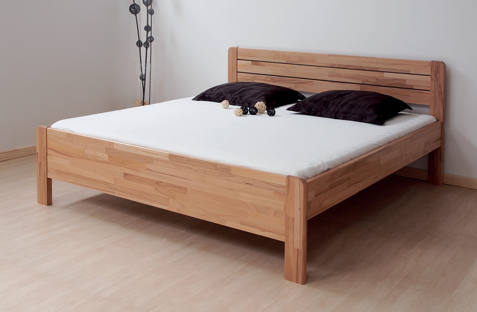 BMB SOFI LUX - masivní dubová postel 160 x 200 cm, dub masiv