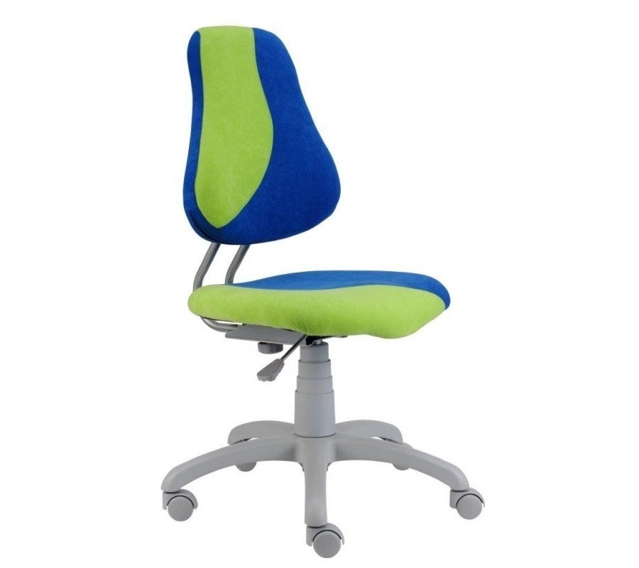 Alba CR Fuxo S-line - Alba CR dětská židle - zeleno-modrá, plast + textil