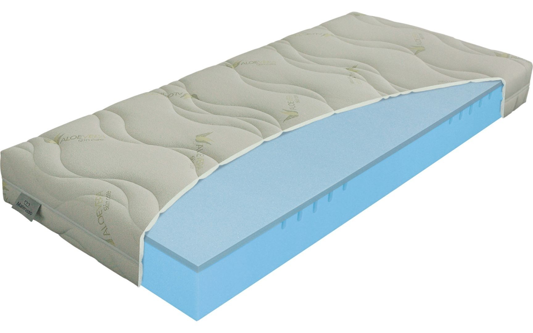 Materasso POLARGEL superior - jedinečná matrace s nosností až 190 kg 110 x 220 cm, snímatelný potah