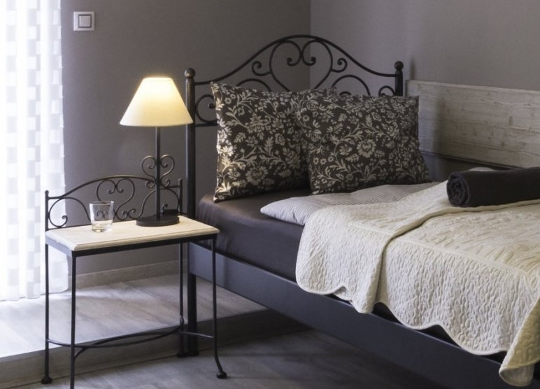 IRON-ART MALAGA kanape - romantická kovová postel 90 x 200 cm, kov