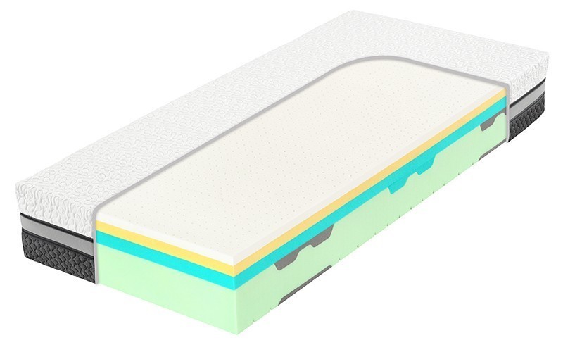 Tropico SPIRIT SUPERIOR LATEX 30 cm - luxusní pružná matrace s latexem a paměťovým efektem 110 x 220 cm, snímatelný potah