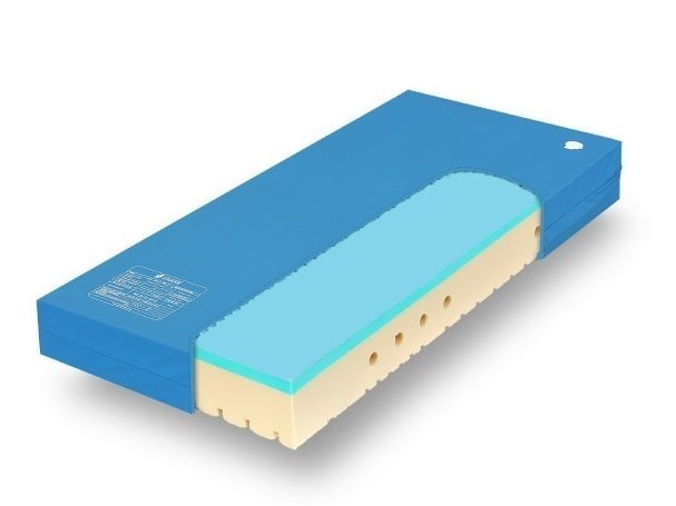 Tropico SUPER FOX BLUE Classic 24 cm POTAH PU - antibakteriální matrace pro domácí péči 90 x 200 cm, snímatelný potah