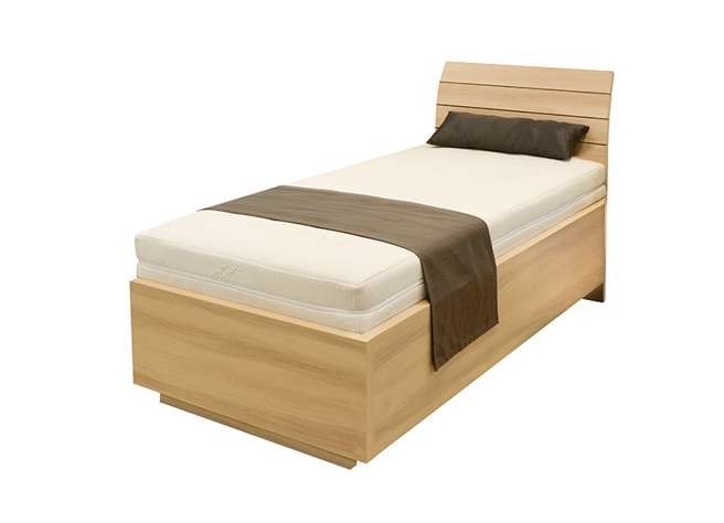 Ahorn SALINA Basic - vznášející se jednolůžková postel 80 x 200 cm, lamino
