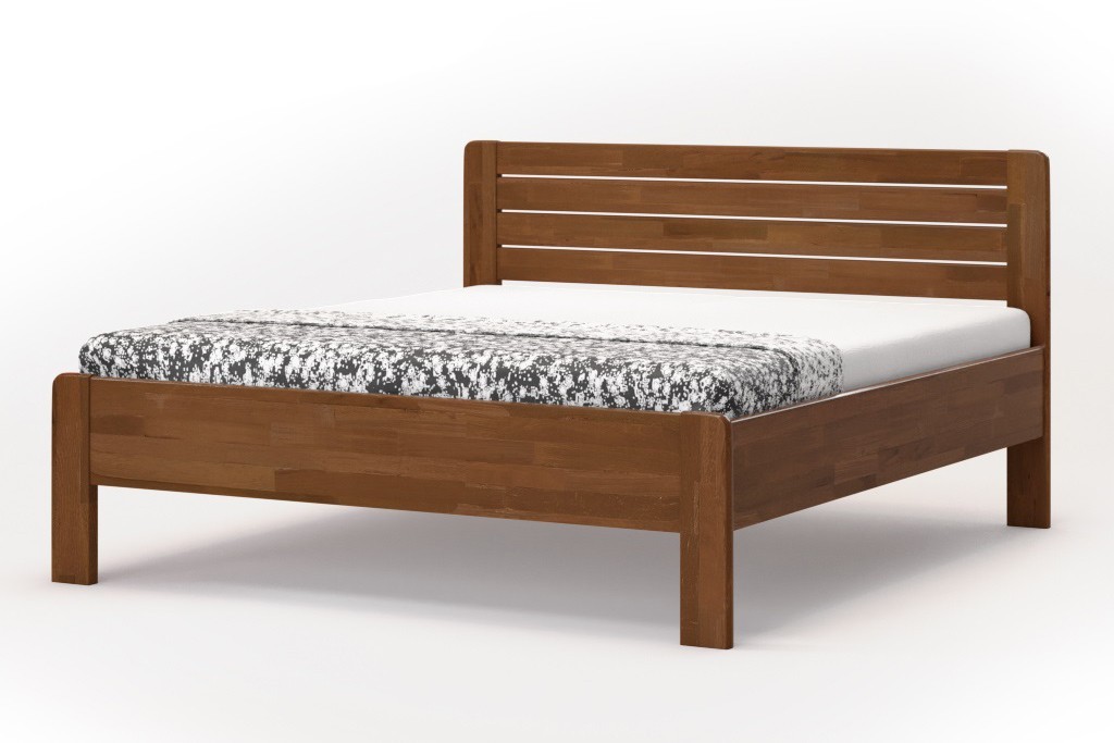 BMB SOFI LUX XL - masivní dubová postel 120 x 200 cm, dub masiv