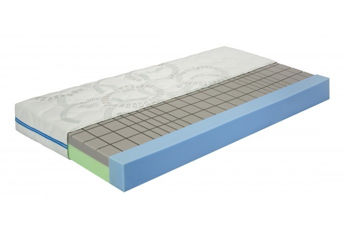 Moravia Comfort SENIORA - matrace se zpevněnými boky s antidekubitní profilací 220 x 220 cm, snímatelný potah