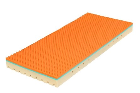 SUPER FOX VISCO Wellness 24 cm - matrace s línou pěnou – AKCE „Férové ceny“ 200 x 210 cm