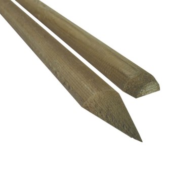 Kůl se špicí půlený 50 x 1200 mm - borovice